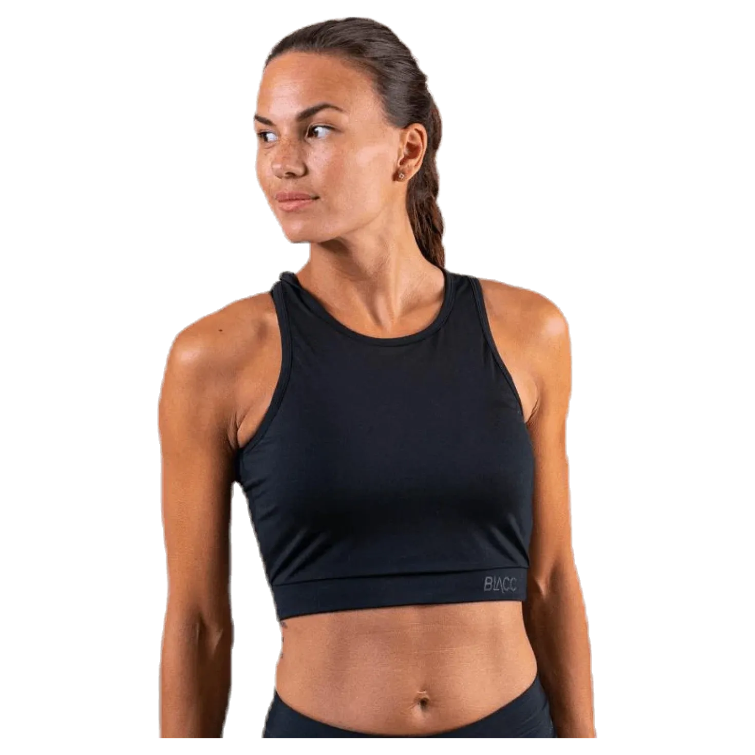 Yin Crop Top Black