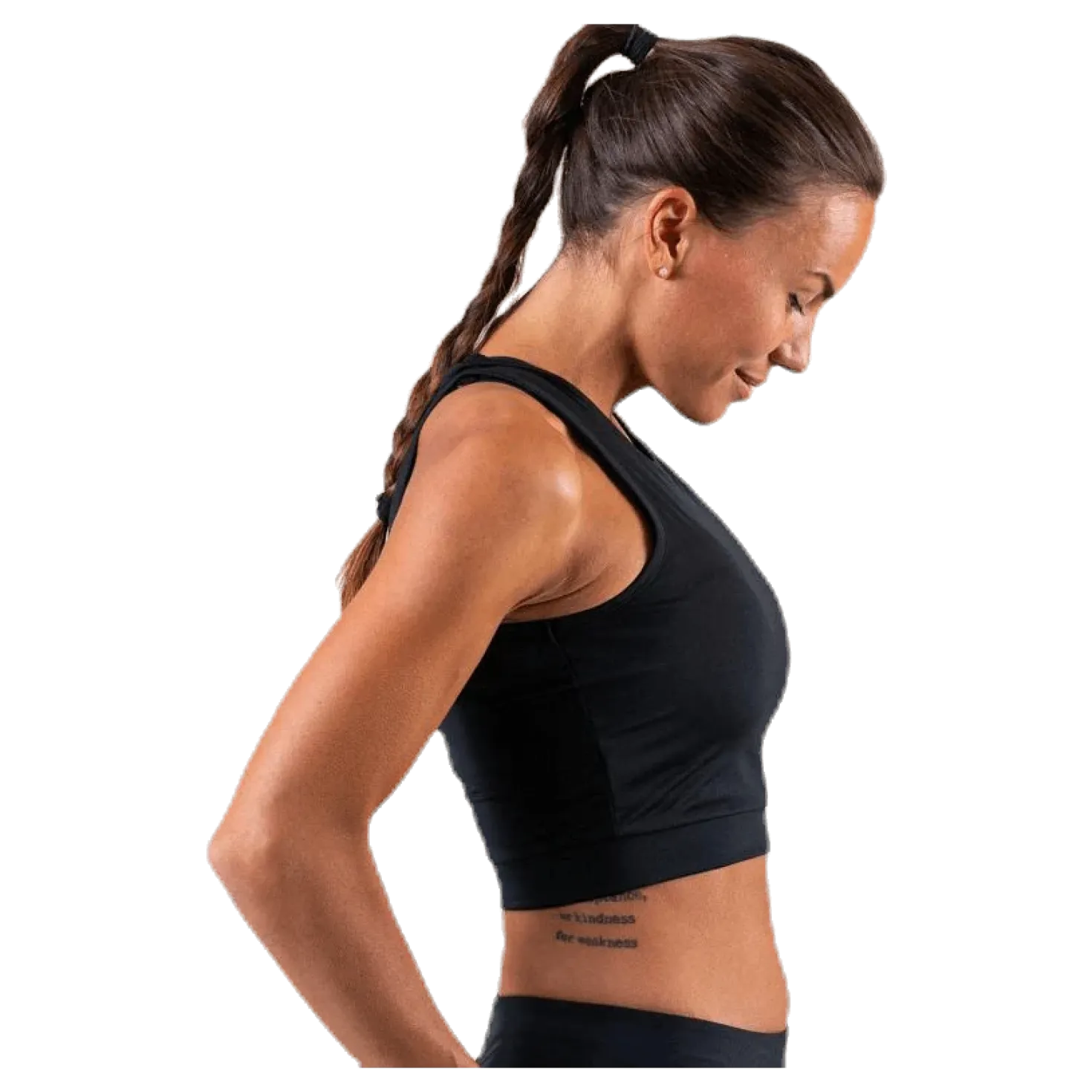 Yin Crop Top Black