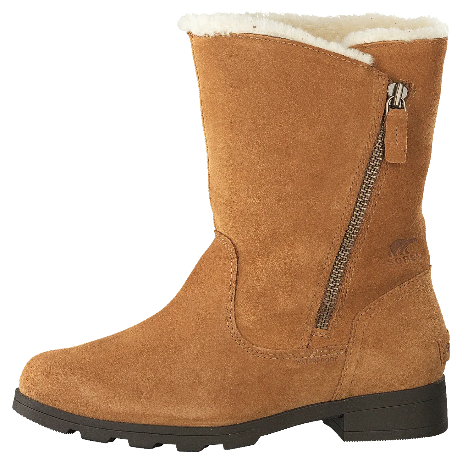 Youth Emelie Foldover Camel Brown, Natural