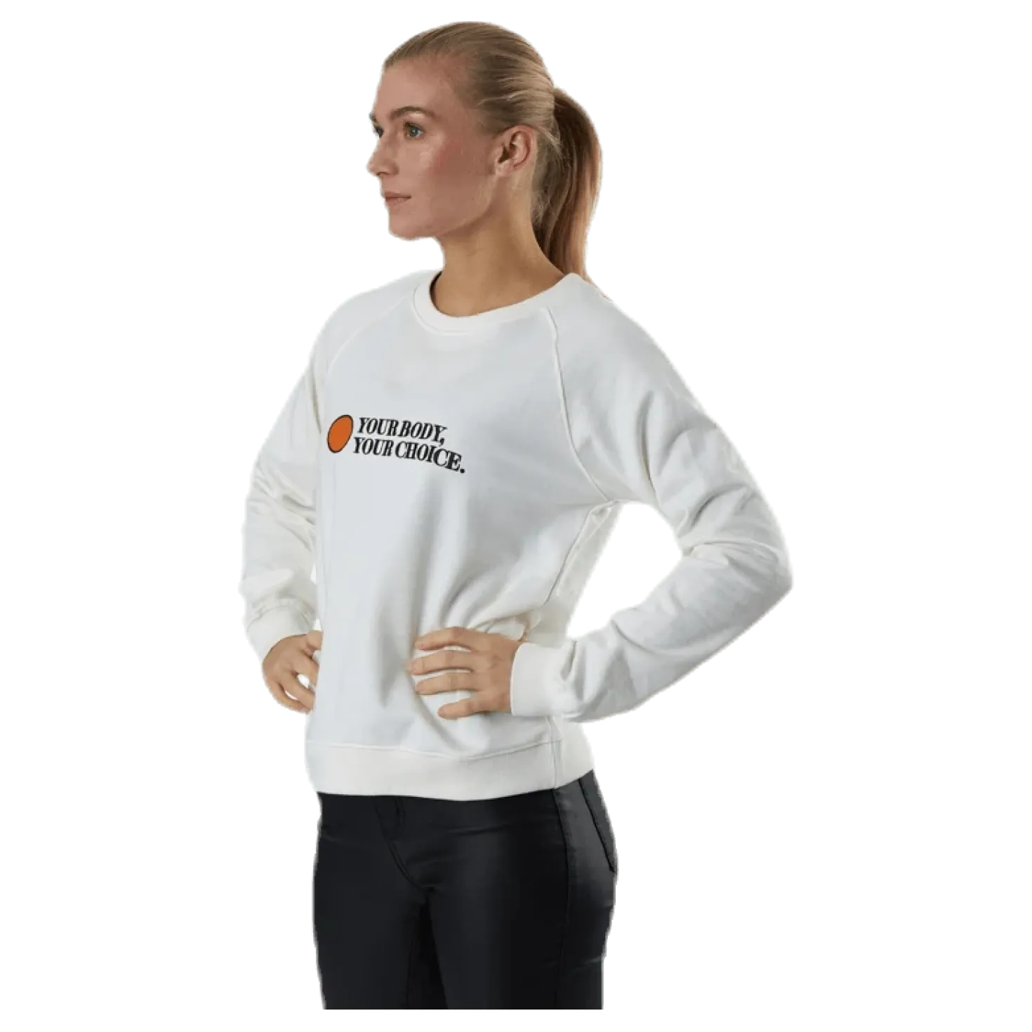 Ystad Raglan Your Body White