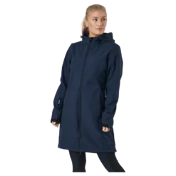Zadie W Long Softshell Jacket Navy Blazer