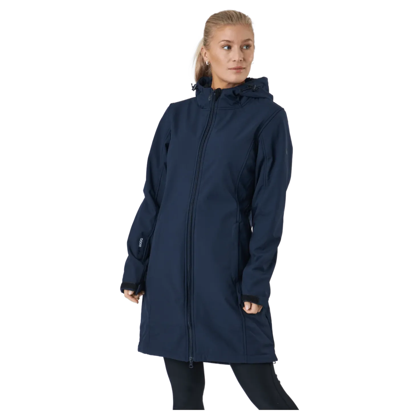 Zadie W Long Softshell Jacket Navy Blazer