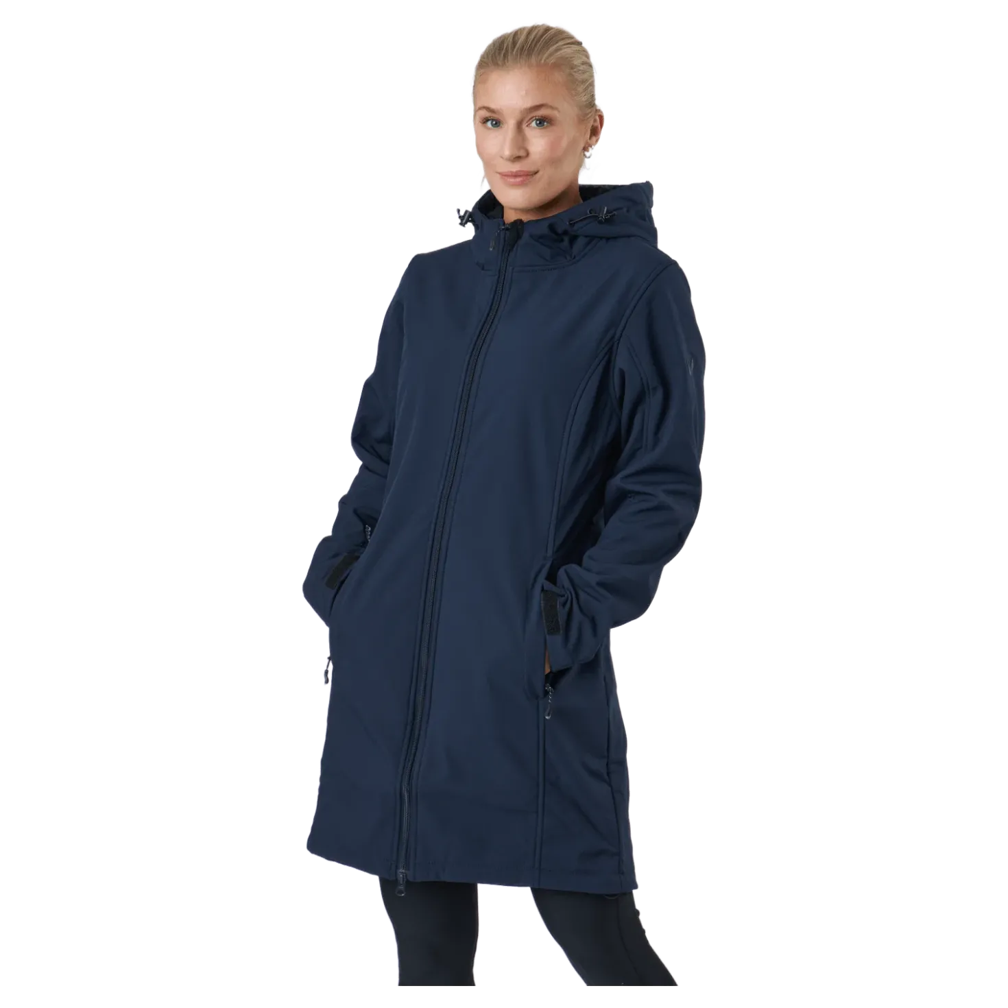 Zadie W Long Softshell Jacket Navy Blazer