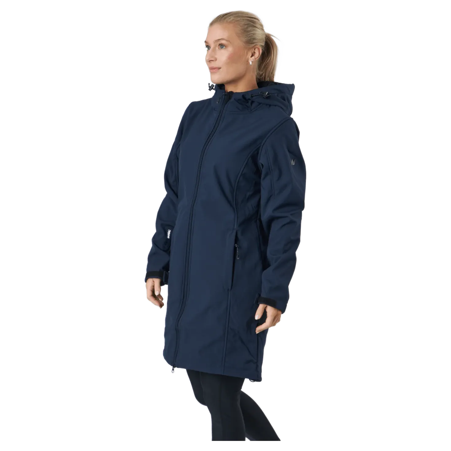 Zadie W Long Softshell Jacket Navy Blazer