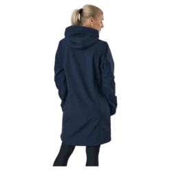 Zadie W Long Softshell Jacket Navy Blazer