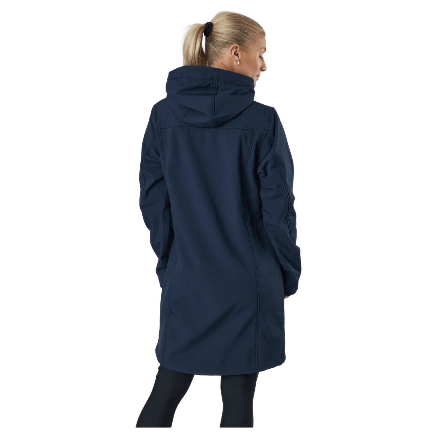 Zadie W Long Softshell Jacket Navy Blazer