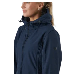 Zadie W Long Softshell Jacket Navy Blazer