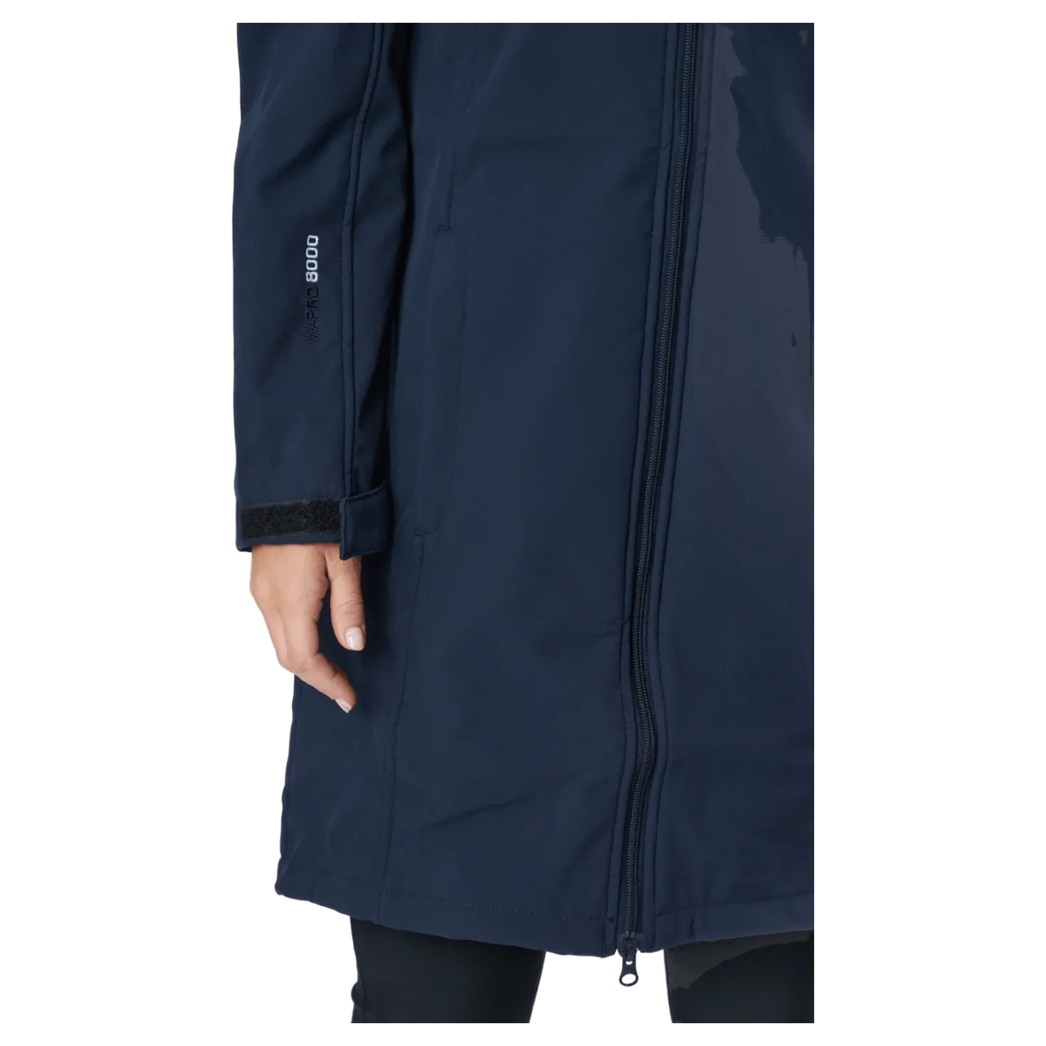 Zadie W Long Softshell Jacket Navy Blazer