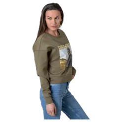 Ziggy L/S O-Neck Box Swt Green