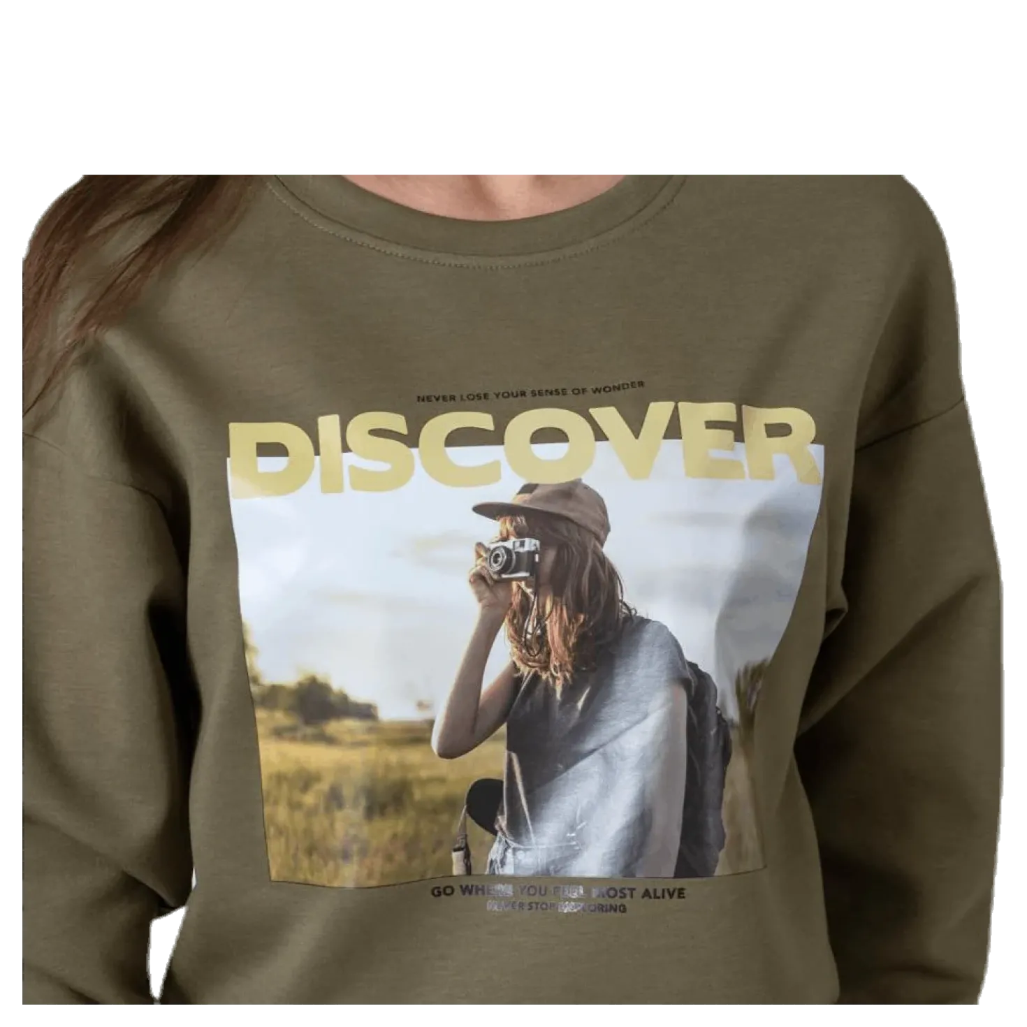 Ziggy L/S O-Neck Box Swt Green
