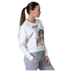 Ziggy L/S O-Neck Box Swt White