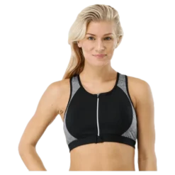 Zip Bra Grey