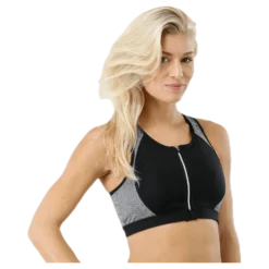 Zip Bra Grey