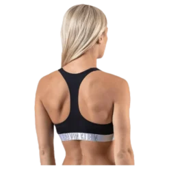 Zip Bralette-Rp Black