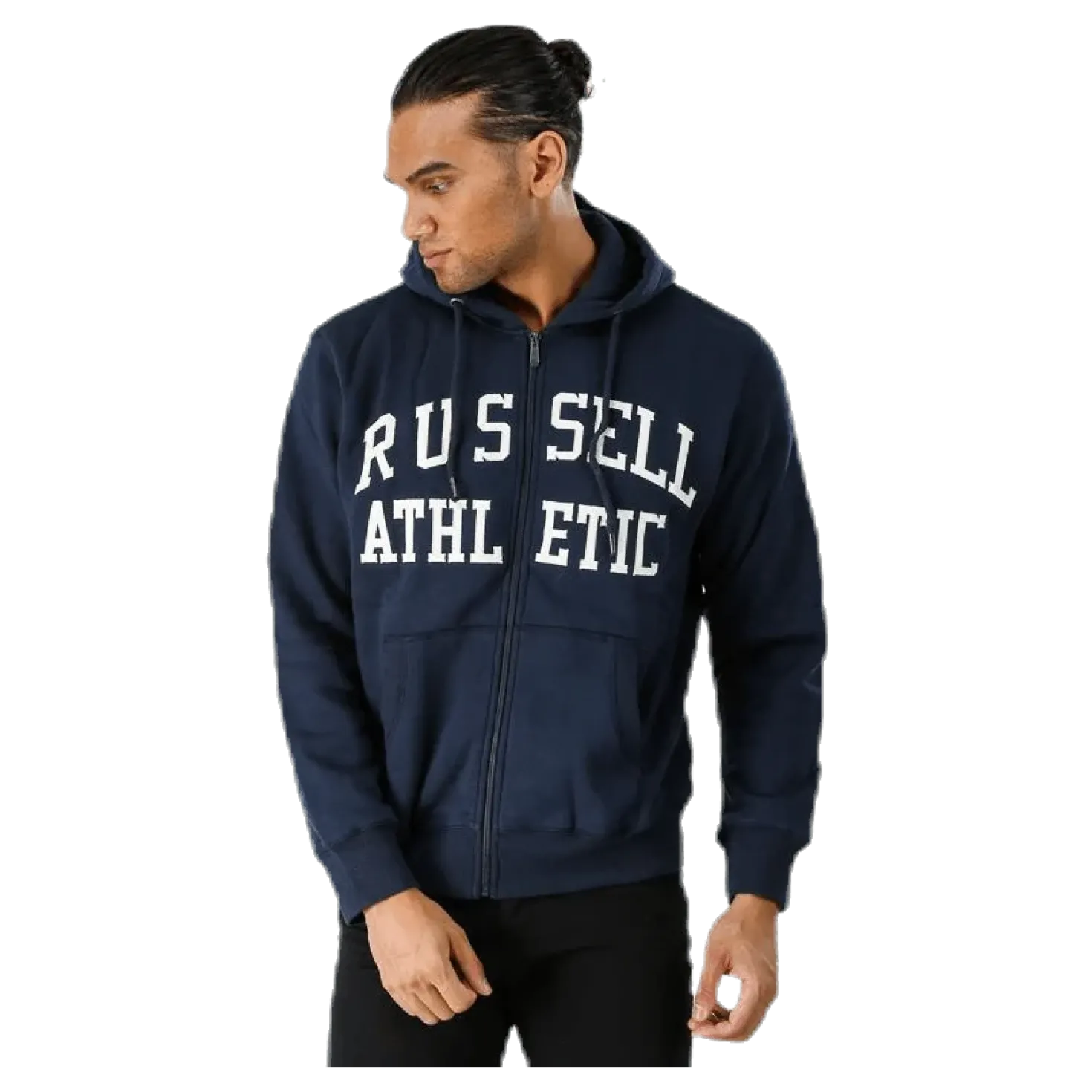 Zip Through Tackle Twill Hoody Blue