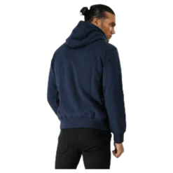 Zip Through Tackle Twill Hoody Blue