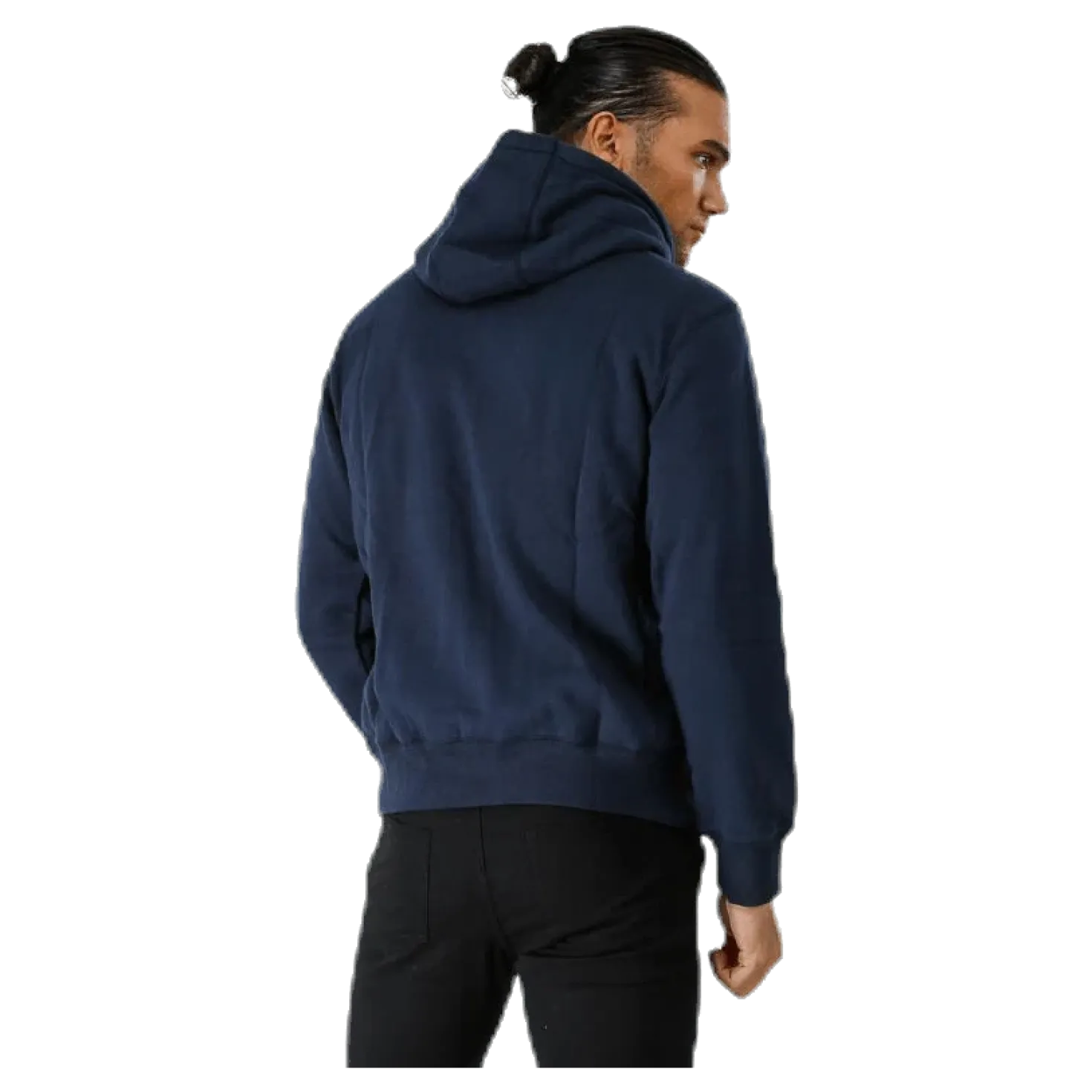 Zip Through Tackle Twill Hoody Blue